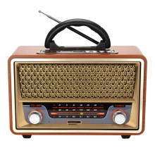 MEIER M157BT FM AM SW 3 Band Vintage Retro Radio Rechargeable Radio With USB SD TF Mp3 Player